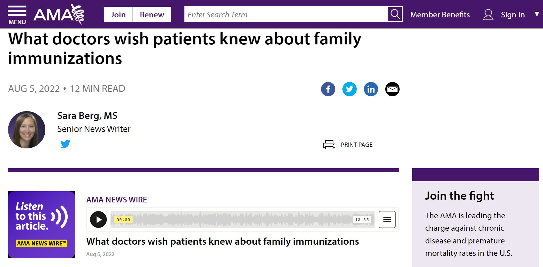 What Doctors Wish Patients Knew About Family Immunizations - Health ...